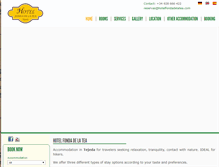 Tablet Screenshot of hotelfondadelatea.com